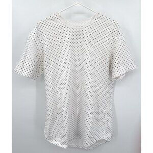 BYLT Mens Premium Basics Drop Cut Lux T Shirt Men's L White Short Sleeve